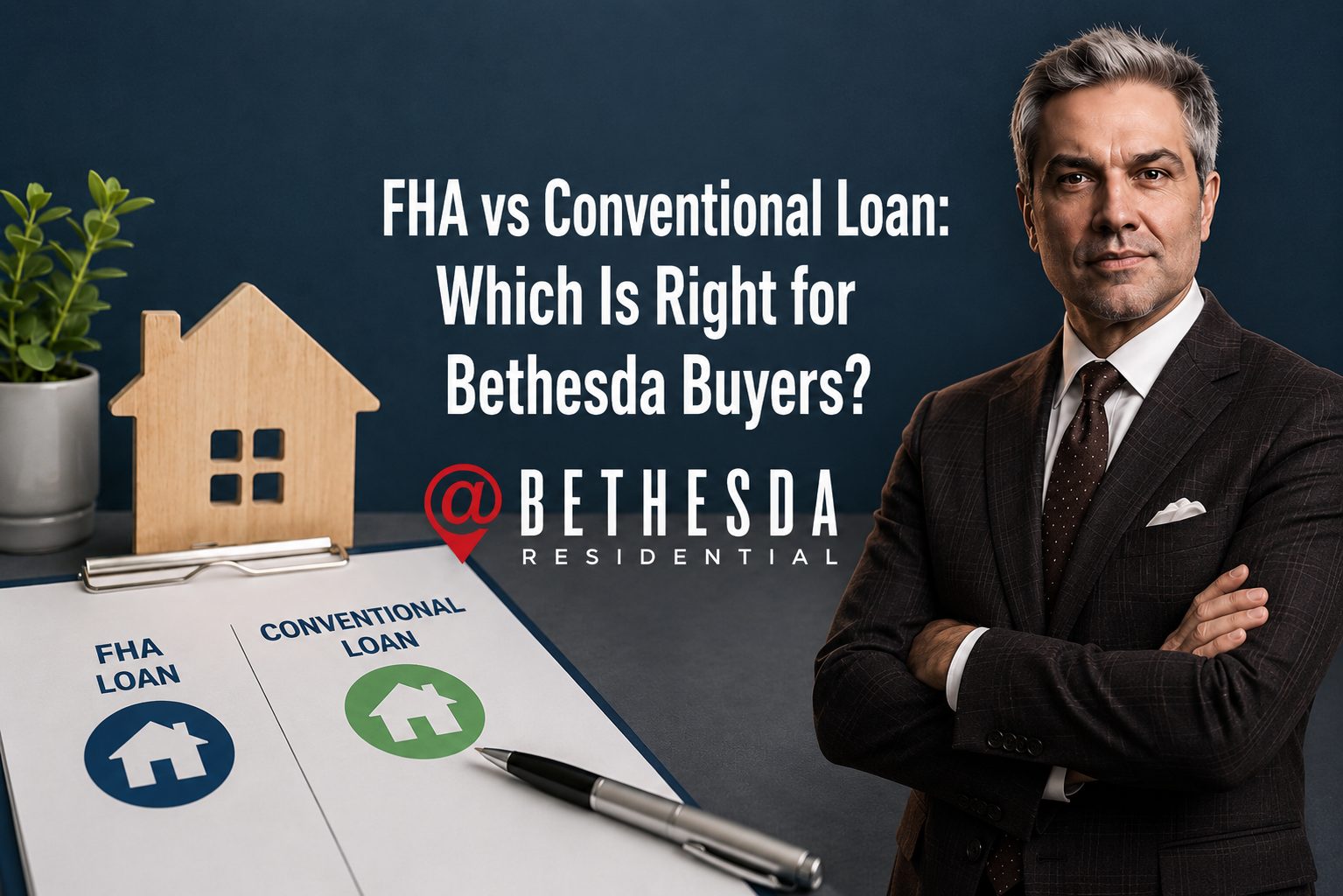 FHA vs Conventional Loan: Which Is Right for Bethesda Buyers?