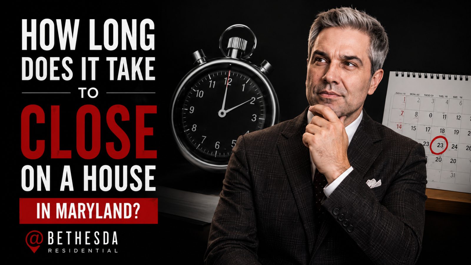 How Long Does It Take to Close on a House in Maryland?