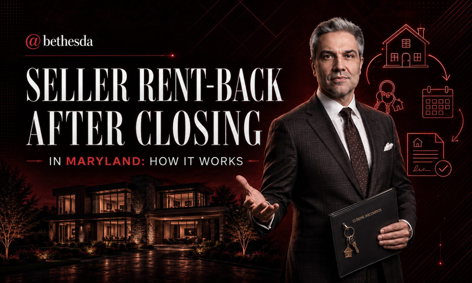 Seller Rent-Back After Closing in Maryland: How It Works