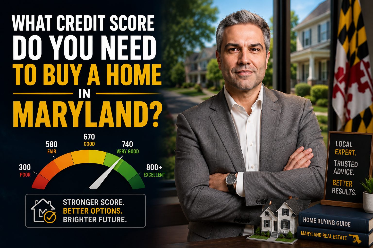 What Credit Score Do You Need to Buy a Home in Maryland?