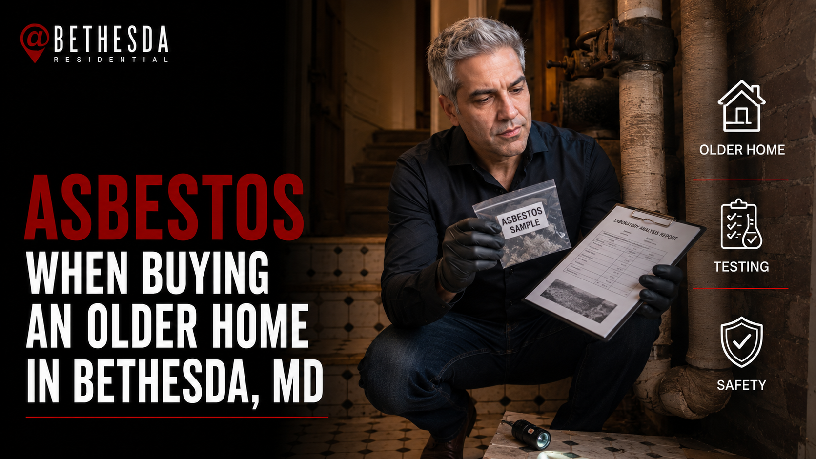 Asbestos When Buying an Older Home in Bethesda, MD