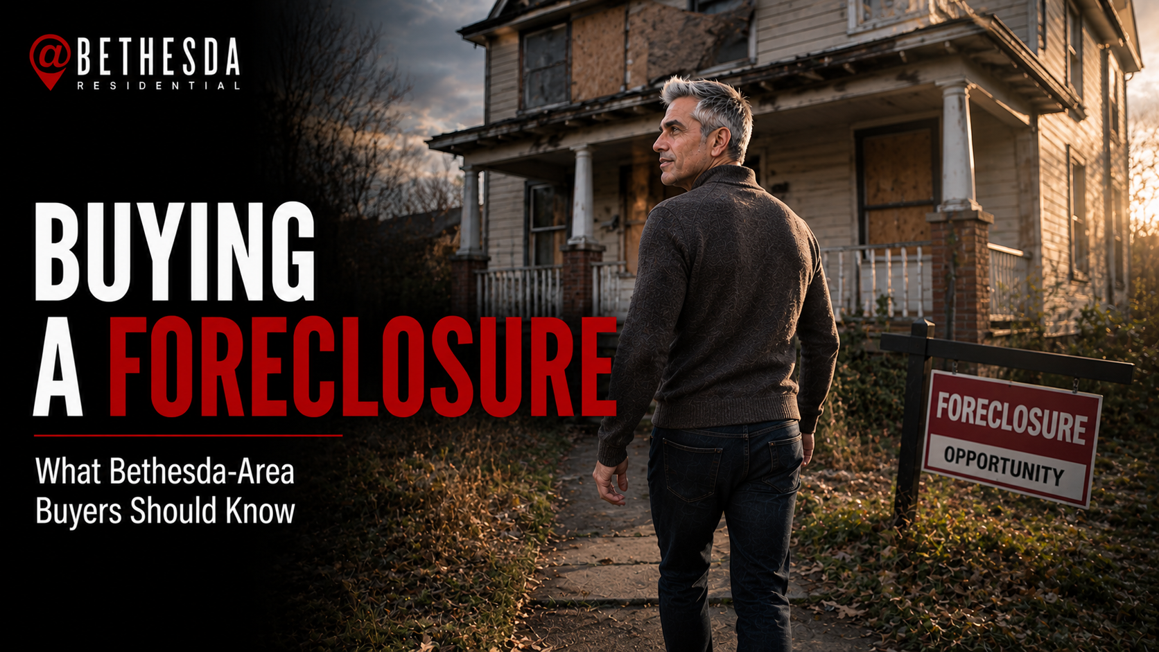Buying a Foreclosure in Maryland: What Bethesda-Area Buyers Should Know