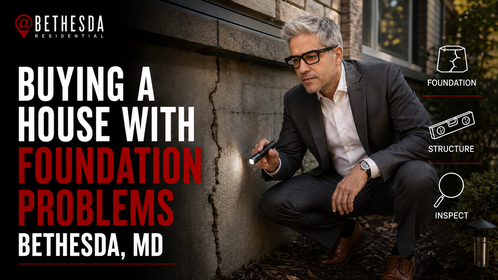 Buying a House With Foundation Problems in Bethesda, MD