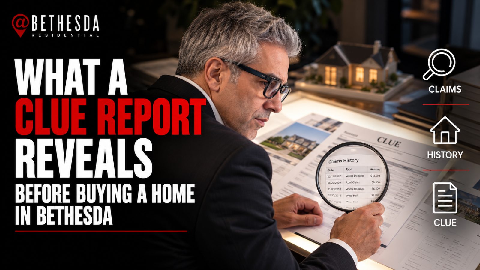 What a CLUE Report Reveals Before Buying a Home in Bethesda