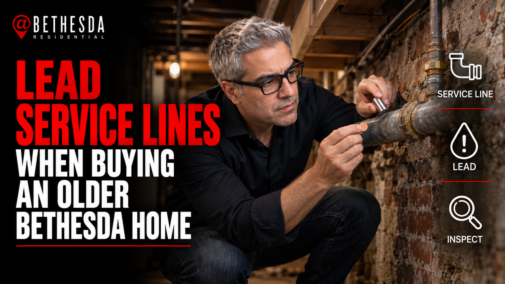 Lead Service Lines When Buying an Older Bethesda Home