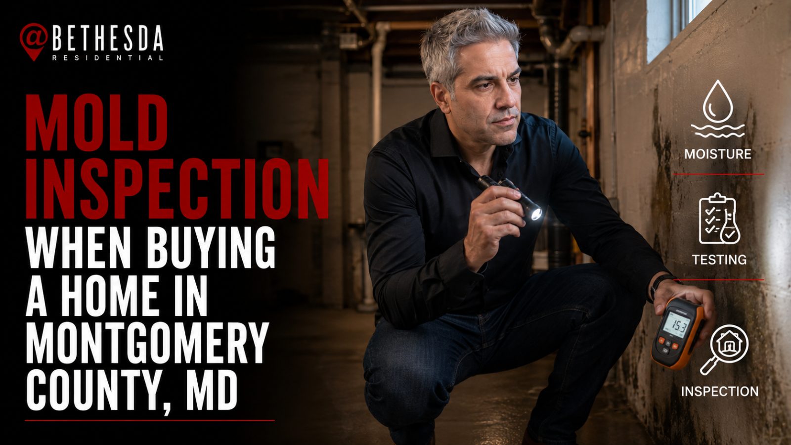 Mold Inspection When Buying a Home in Montgomery County, MD