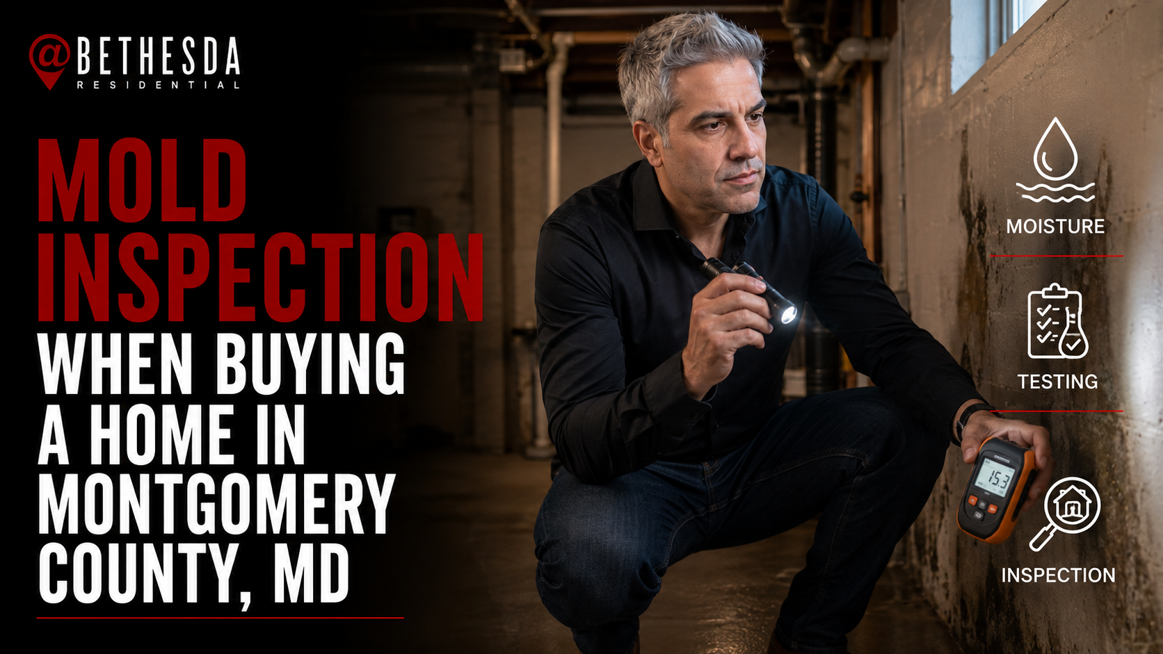 Mold Inspection When Buying a Home in Montgomery County, MD