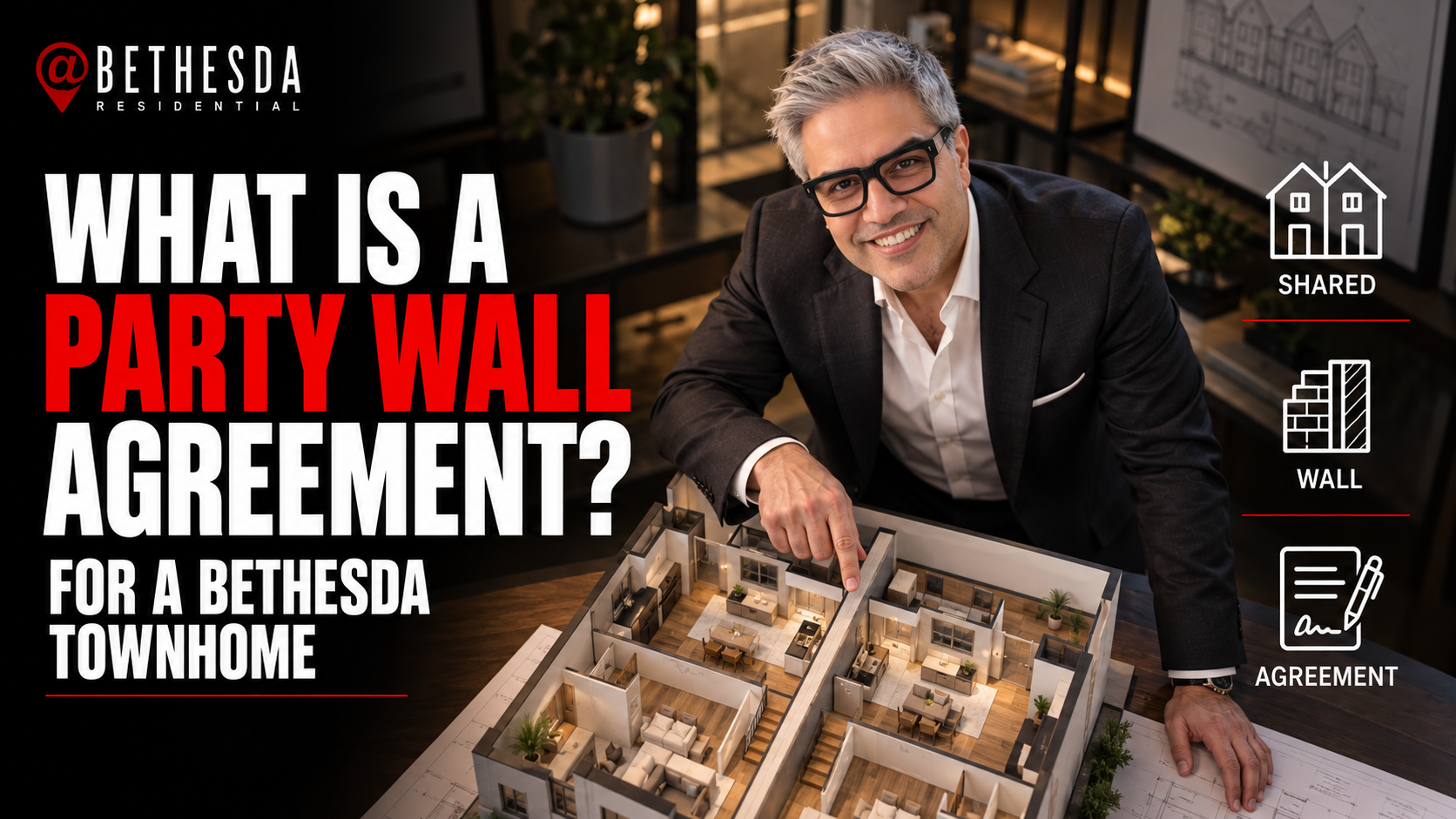 What Is a Party Wall Agreement for a Bethesda Townhome?